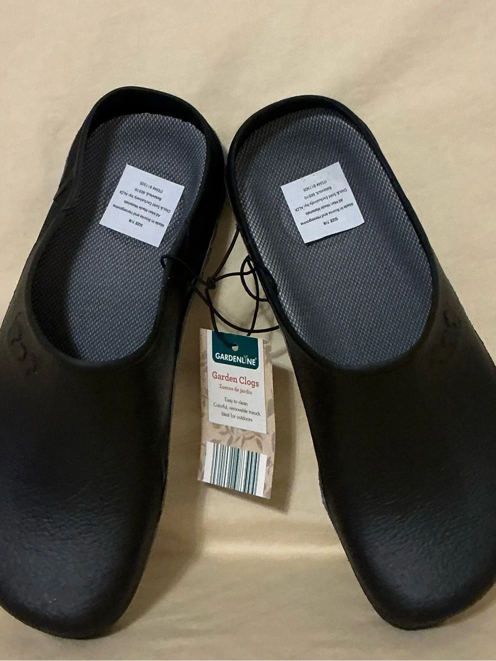 GardenLINE Black Garden Clogs